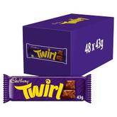 Cadbury Twirl Chocolate Bar, 43g offers at £0.75 in Bestway