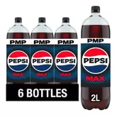 Pepsi Max No Sugar Cola Bottle PMP 2L offers at £2.29 in Bestway