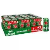 Heineken Premium Lager Beer Can 4x440ml offers at £6.25 in Bestway