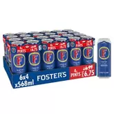 Foster's Lager Beer Pint Can 4x568ml offers at £6.75 in Bestway