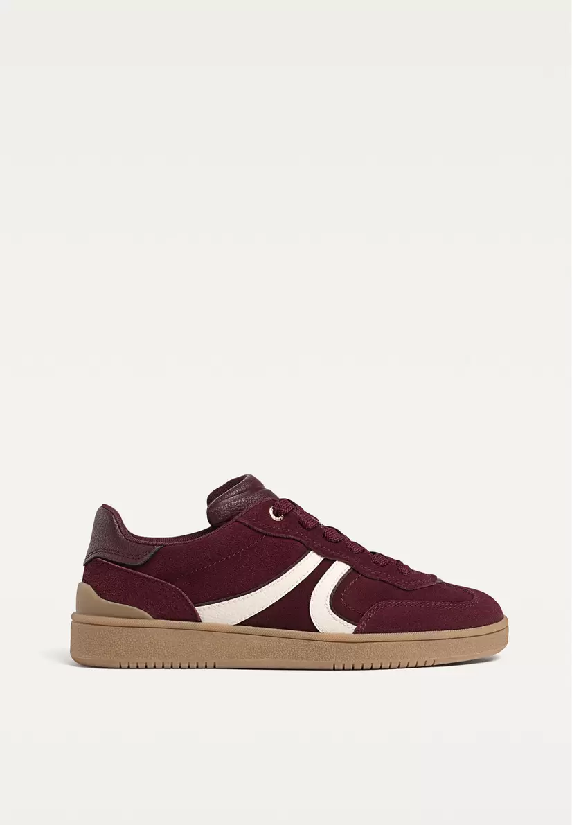 Leather trainers offers at £35.99 in Stradivarius