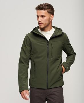Fleece Lined Softshell Hooded Jacket offers at £84.99 in Superdry