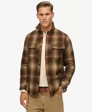 Wool Miller Overshirt offers at £74.99 in Superdry