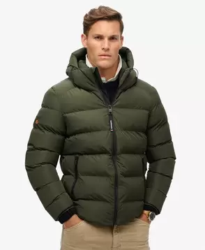 Hooded Sports Puffer Jacket offers at £94.99 in Superdry