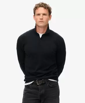 Merino Long Sleeve Polo Jumper offers at £30.79 in Superdry