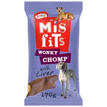Pedigree Misfits Wonky Chomp 2pk offers at £1.29 in B&M Stores