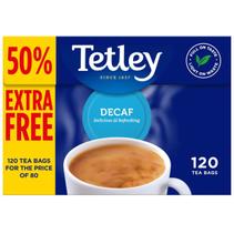 Tetley Decaf Tea Bags 120pk offers at £3.49 in B&M Stores
