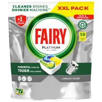 Fairy Platinum All-in-One Dishwasher Capsules 59pk offers at £9.99 in B&M Stores
