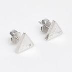 Silver Tone Triangle Stud Earrings offers at £10.99 in TK Maxx