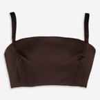 Brown Satin Crop Top offers at £169.99 in TK Maxx