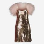 Two Piece Rose Gold Sequin Dress offers at £799.99 in TK Maxx