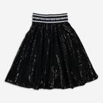 Black Sequin Embellished Skirt offers at £19.99 in TK Maxx