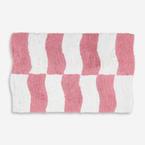 Pink &amp; White Check Bath Mat 51x81cm offers at £9.99 in TK Maxx