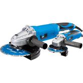Draper 115mm 600W & 230mm 2100W Angle Grinder Twin Pack 230V offers at £97.48 in Toolstation