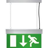 LED Emergency Exit Sign Light Matt Silver Effect offers at £25.53 in Toolstation