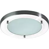 Mistral Chrome Flush LED Bathroom Ceiling Light IP44 G9 2 x 2.5W 280mm offers at £16.48 in Toolstation