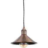 Rigel Small Conical Diner Shade Antique Copper offers at £10.3 in Toolstation