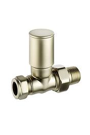 Terrier Decor Nickel-plated Straight Lockshield valve offers at £12 in TradePoint