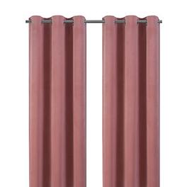 Valgreta Pink Velvet Lined Eyelet Curtain (W)117cm (L)137cm, Pair offers at £15 in TradePoint