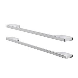 GoodHome Hikide Chrome effect Silver Kitchen cabinets Handle (L)352mm offers at £3 in TradePoint
