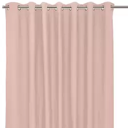 Hiva Pink Solid dyed Lined Eyelet Curtain (W)228cm (L)228cm, Pair offers at £20 in TradePoint