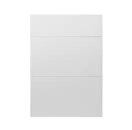 GoodHome Alisma High gloss white slab Drawer front (W)500mm, Pack of 3 offers at £47 in TradePoint