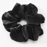Medium Black Velvet Hair Scrunchie offers at £2.25 in Claire's