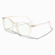 Solar Blue Light Translucent Pink Round Clear Lens Frames offers at £6.4 in Claire's