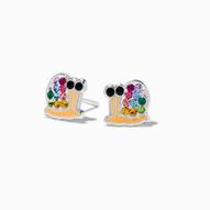 Sterling Silver Rainbow Snail Stud Earrings offers at £7 in Claire's