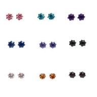 Rainbow Embellished Stud Earrings - 9 Pack offers at £4.8 in Claire's