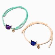 Best Friends Mood Cat Pastel Adjustable Cord Bracelets - 2 Pack offers at £4 in Claire's