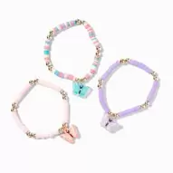 Claire's Club Butterfly Polymer Clay Beaded Bracelet Set - 3 Pack offers at £3 in Claire's