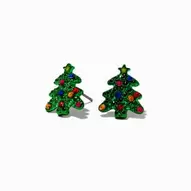 Crystal Christmas Tree Stud Earrings offers at £5.5 in Claire's