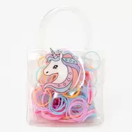 Claire's Club Mini Unicorn Purse Rainbow Hair Ties offers at £2.5 in Claire's