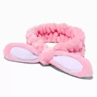 Pink Bunny Makeup Bow Headwrap offers at £4 in Claire's