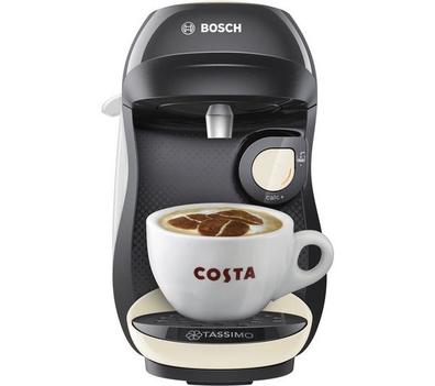 TASSIMO by Bosch Happy TAS1007GB Coffee Machine - Cream offers at £27.97 in Currys