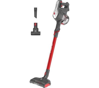 HOOVER H-Free 100 Pets HF122RPT Cordless Vacuum Cleaner - Grey & Red offers at £119.97 in Currys