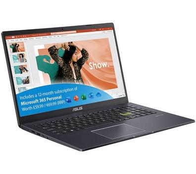 ASUS E510MA 15.6" Laptop - Intel® Celeron®, 64 GB eMMC, Black offers at £169 in Currys