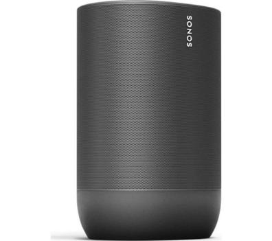 SONOS Move Portable Wireless Multi-room Speaker with Google Assistant & Amazon Alexa - Black offers at £299.97 in Currys