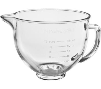 KITCHENAID 5KSM5GB 4.7 Litre Mixing Bowl - Glass offers at £59.99 in Currys
