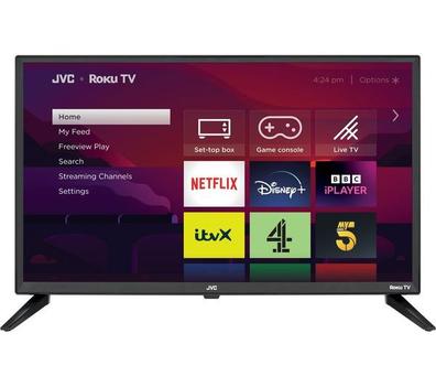 JVC LT-24CR230 Roku TV 24" Smart HD Ready HDR LED TV offers at £129 in Currys