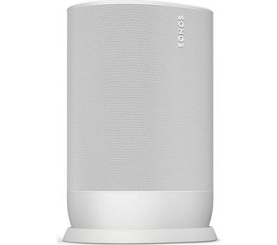 SONOS Move Portable Wireless Multi-room Speaker with Google Assistant & Amazon Alexa - White offers at £279.97 in Currys