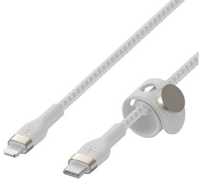 BELKIN Braided Lightning to USB Type-C Cable - 1 m, White offers at £19.97 in Currys