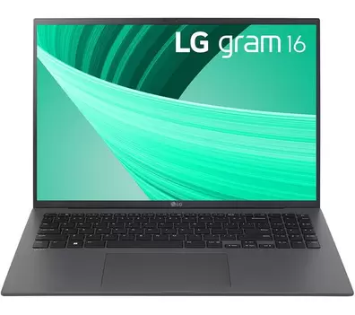 LG gram 16 16Z90R-G.AR55A1 16" Laptop - Intel® Core™ i5, 512 GB SSD, Dark Grey offers at £698.97 in Currys