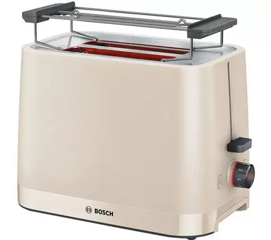 BOSCH MyMoments TAT3M127GB 2-Slice Toaster - Cream offers at £31.97 in Currys