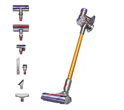 DYSON V8 Absolute Cordless Vacuum Cleaner - Silver Yellow offers at £399.97 in Currys