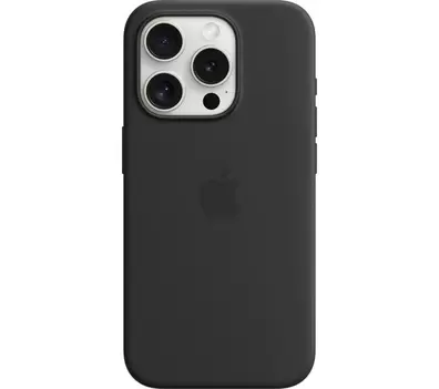 APPLE iPhone 15 Pro Silicone Case with MagSafe - Black offers at £28.97 in Currys