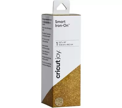 CRICUT Joy Smart Iron-On Material - Glitter Gold offers at £5.97 in Currys