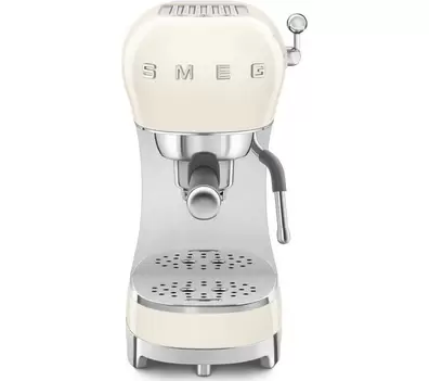 SMEG ECF02CRUK Coffee Machine - Cream offers at £255.97 in Currys