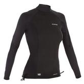 T-shirt anti-UV surf neoprene and fleece long sleeve women's black offers at £19.99 in Decathlon